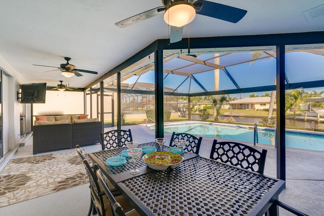 Waterfront Cape Coral Home With Private Pool! Exteriör bild