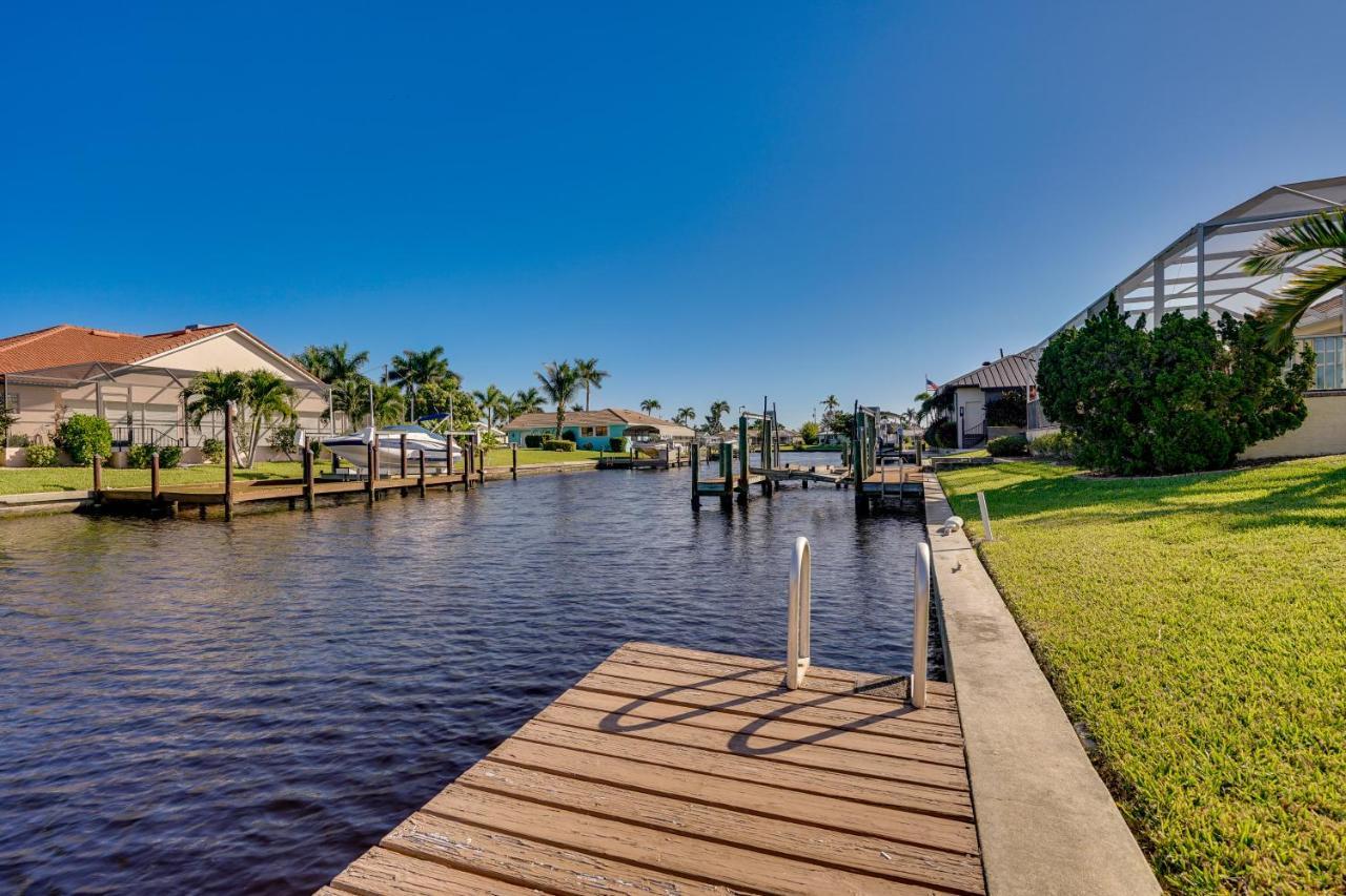 Waterfront Cape Coral Home With Private Pool! Exteriör bild