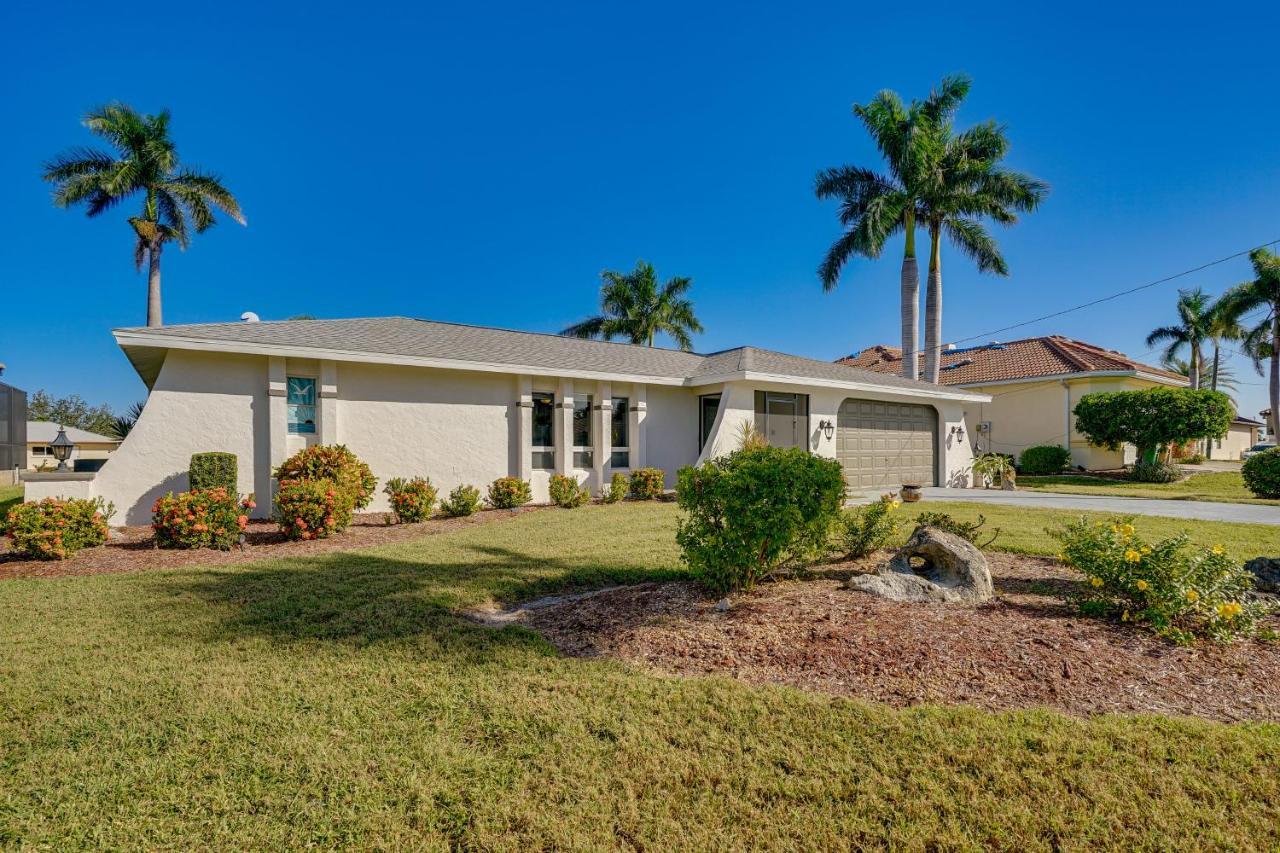 Waterfront Cape Coral Home With Private Pool! Exteriör bild